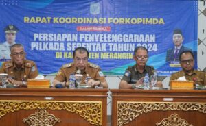 Forkopimda Kabupaten Merangin Gelar Rakor Persiapan Pilkada Tahun 2024